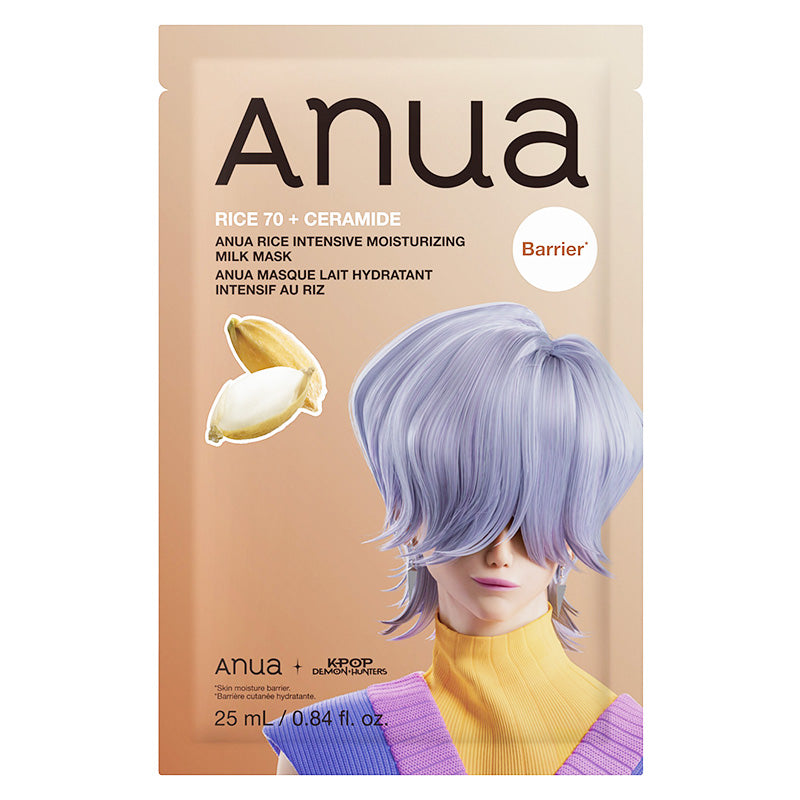 Anua KPop Demon Hunters Rice 70 Intensive Moisturizing Milk Mask