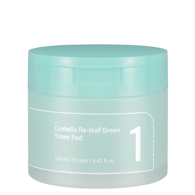 numbuzin No.1 Centella Re-Leaf Green Toner Pad