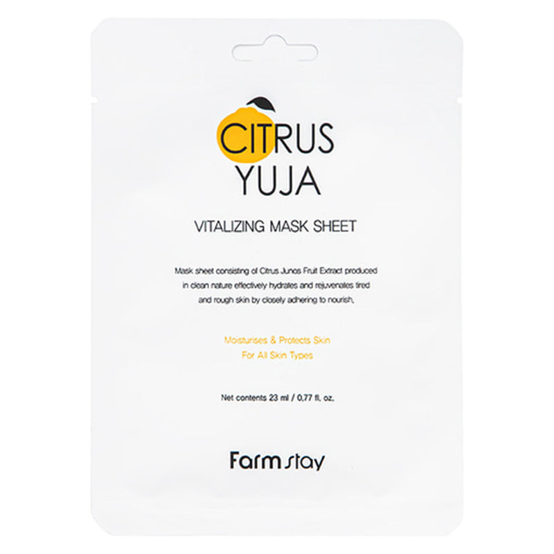 Farmstay Citrus Yuja Vitalizing Mask Sheet