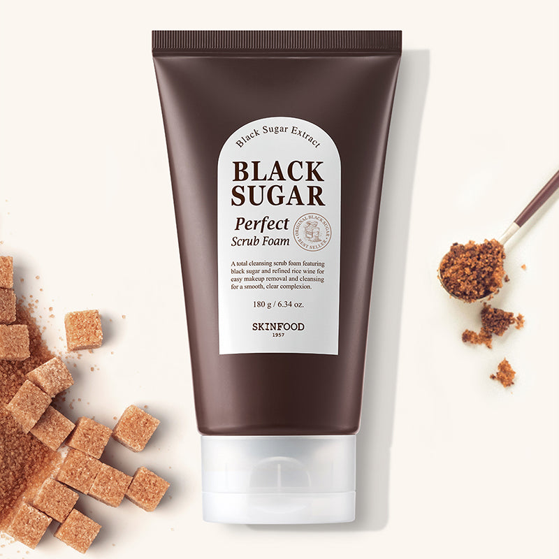 SKINFOOD Black Sugar Perfect Scrub Foam