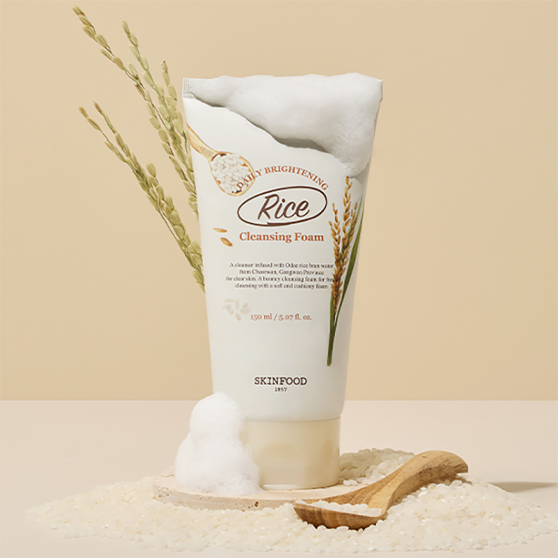 SKINFOOD Rice Daily Brightening Cleansing Foam