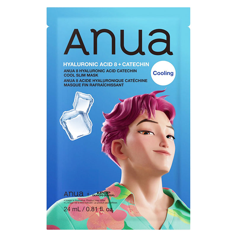 Anua KPop Demon Hunters 8 Hyaluronic Acid Catechin Cool Slim Mask