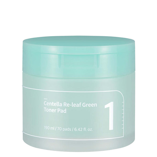 numbuzin No.1 Centella Re-Leaf Green Toner Pad