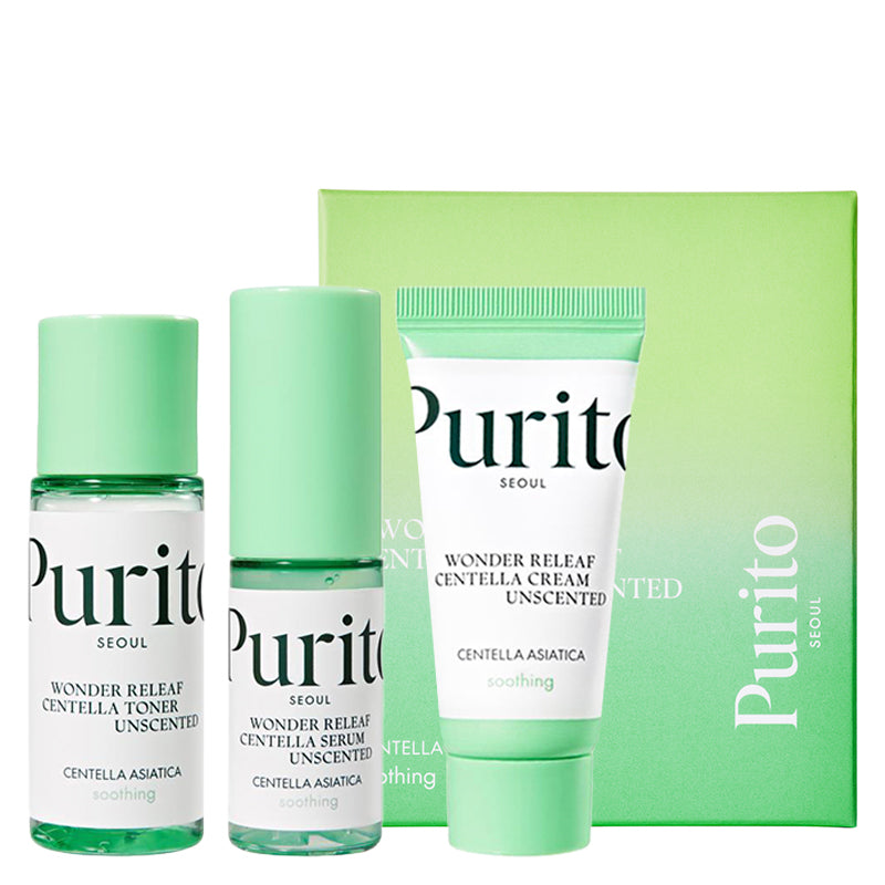 Purito Seoul Wonder Releaf Centella Mini Kit Unscented