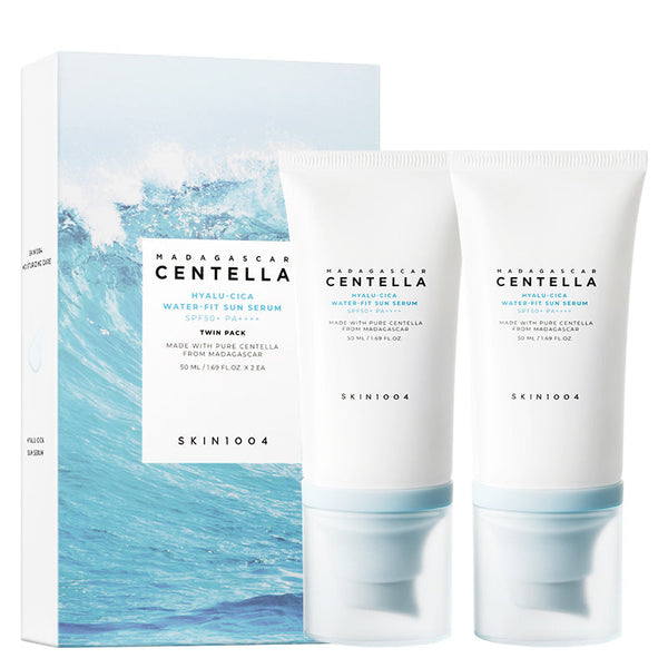 SKIN1004 Madagascar Centella Hyalu-Cica Water-Fit Sun Serum Twin Pack