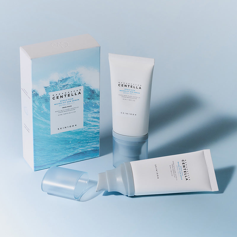 SKIN1004 Madagascar Centella Hyalu-Cica Water-Fit Sun Serum Twin Pack